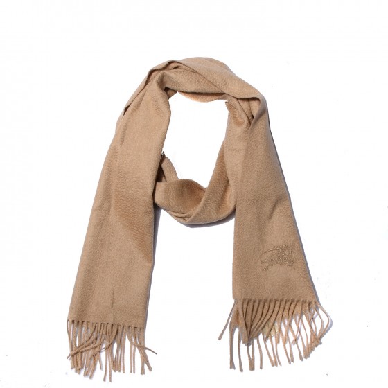 BURBERRY Heritage Cashmere Classic Scarf Camel 98386