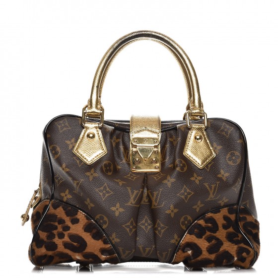 Louis Vuitton Bag Limited Edition Adele Monogram Leopard Snake