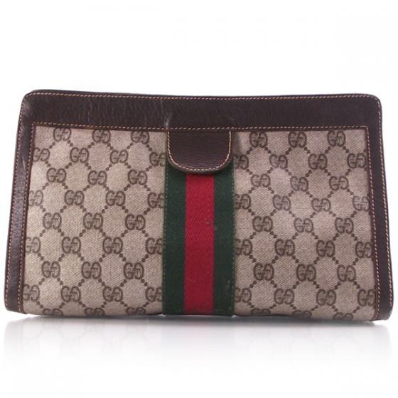 gucci monogram clutch