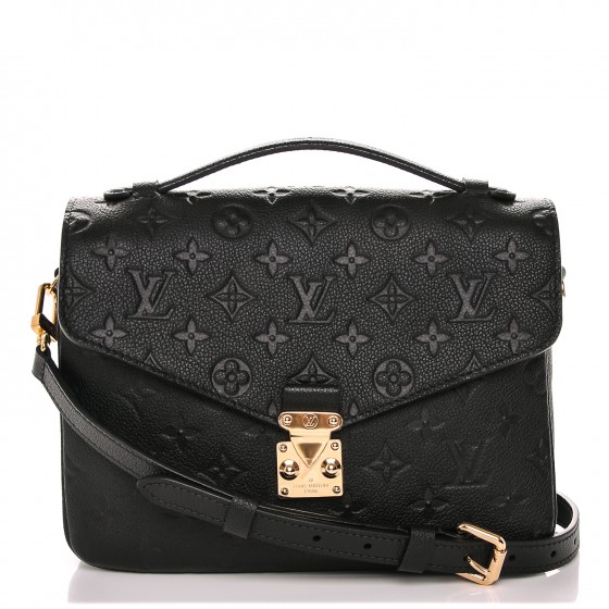 LOUIS VUITTON Empreinte Pochette Metis Black 185152