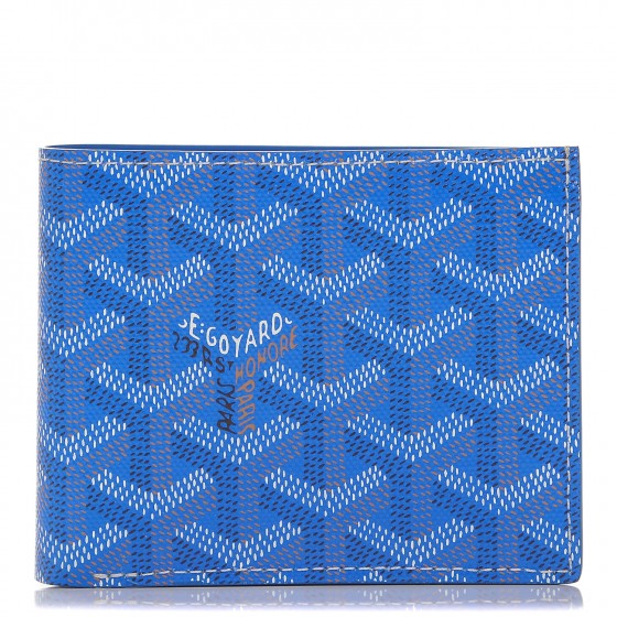 goyard bifold wallet blue