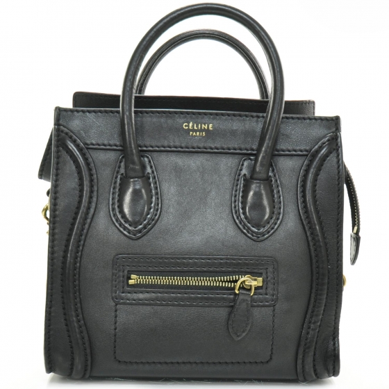 celine nano smooth leather