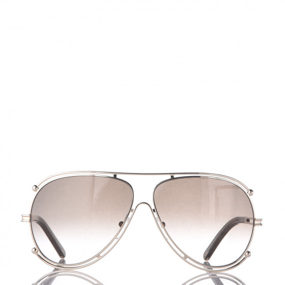 CHLOE Aviator Sunglasses CE121S Gold 470778 | FASHIONPHILE