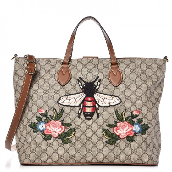 gucci tote with bee