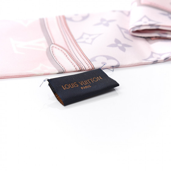 Louis Vuitton Light Pink Monogram Confidential Silk Bandeau