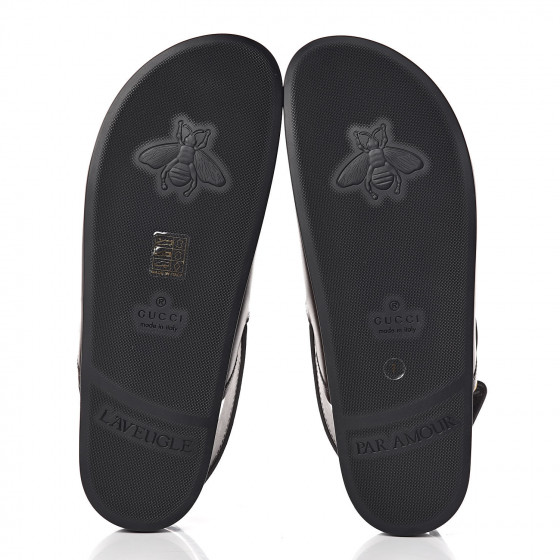 gucci river horsebit slide
