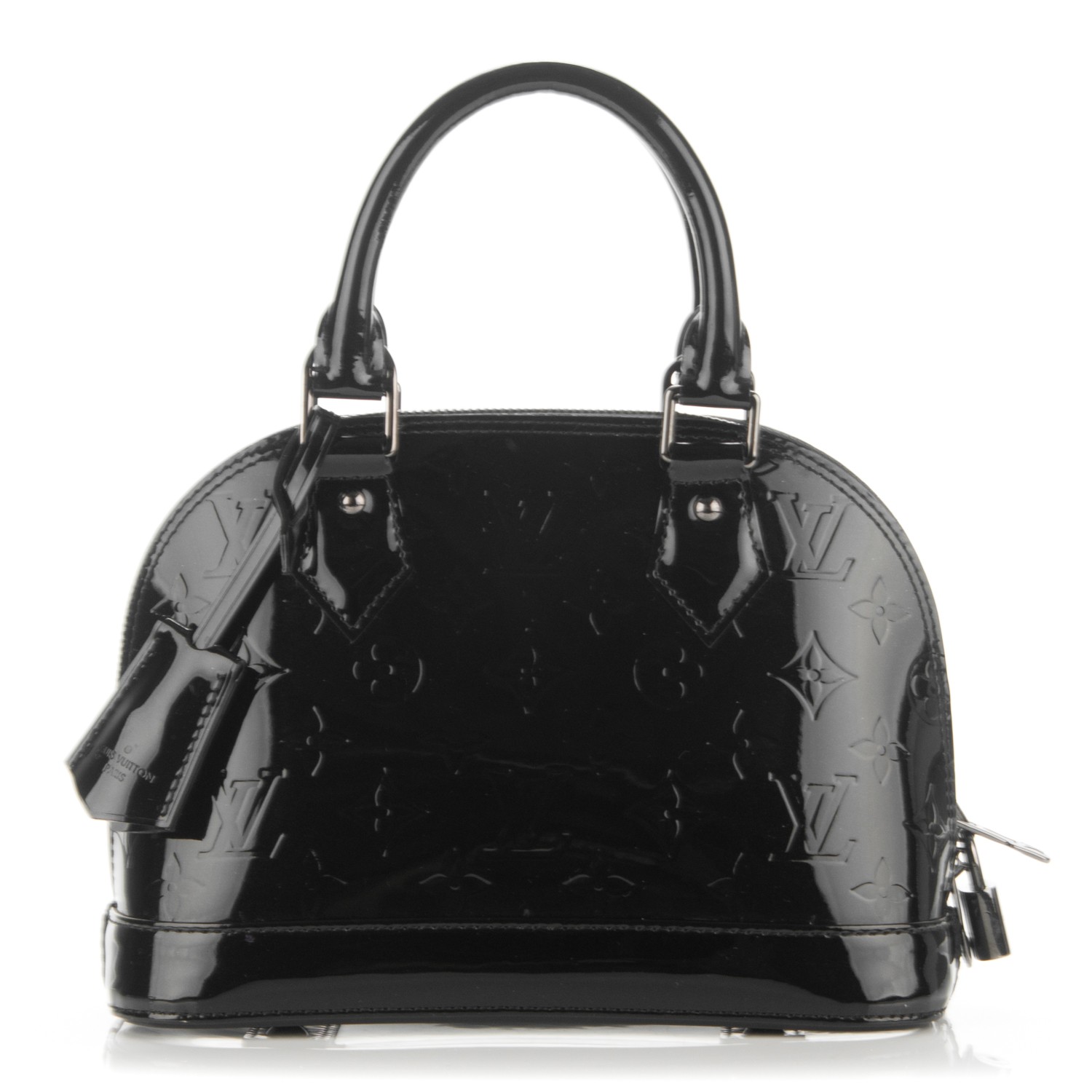 LOUIS VUITTON Vernis Alma BB Noir Magnetique 178676