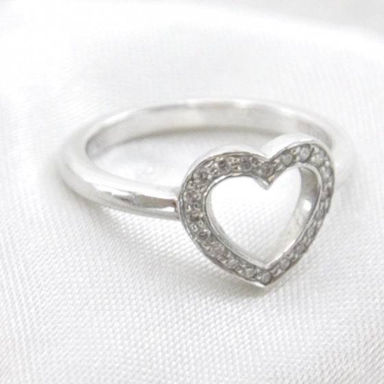 tiffany diamond heart ring