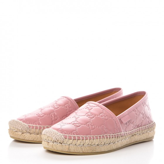 gucci pink espadrilles