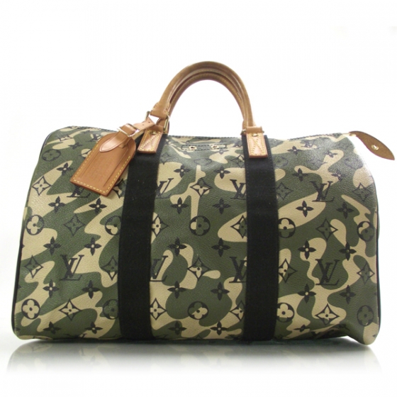 Louis Vuitton 2008 Pre-owned Monogramouflage Speedy 35 Handbag - Green