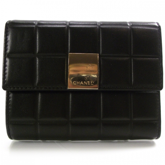 chanel chocolate bar wallet