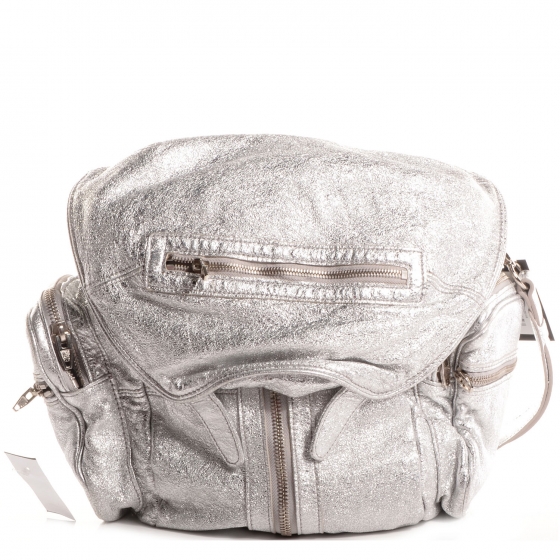alexander wang silver bag