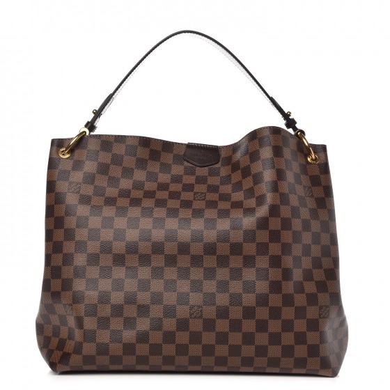 Louis Vuitton Damier Azur Ballerine Graceful PM Hobo Leather ref