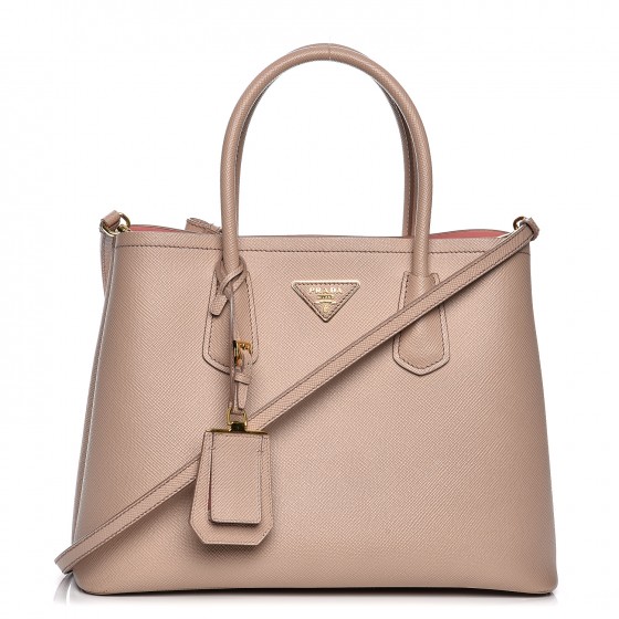 prada double bag pink