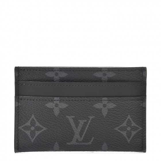 Double Card Holder Monogram Eclipse Canvas - Wallets and Small