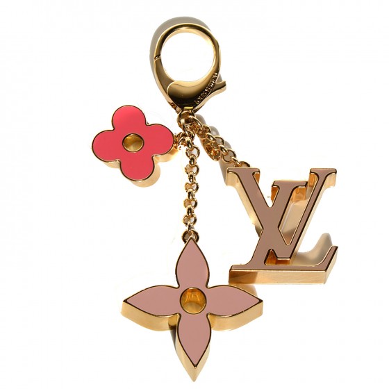 louis vuitton bag charm fleur de monogram