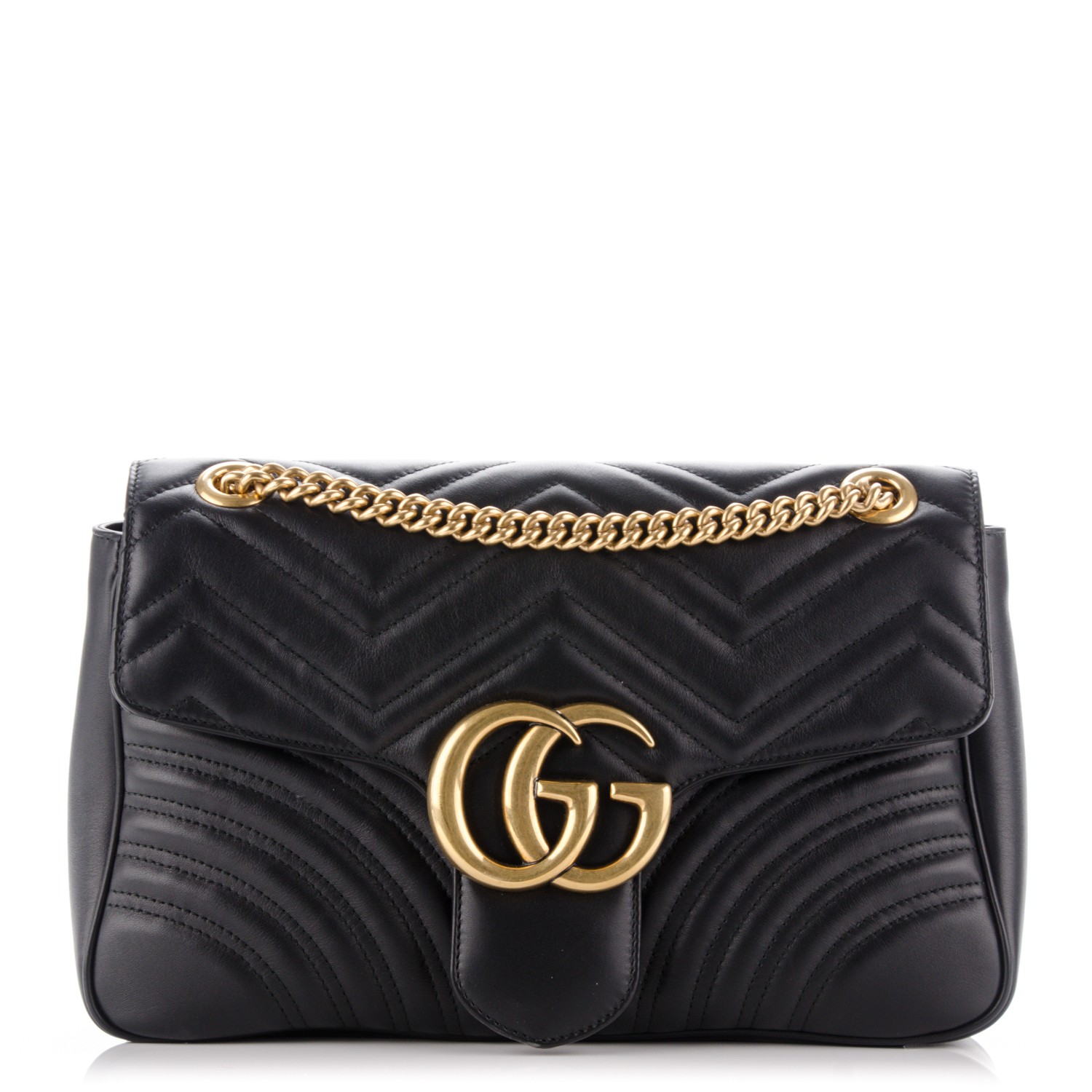 gucci marmont medium black