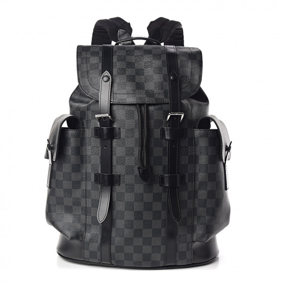 LOUIS VUITTON Damier Graphite Christopher PM Backpack 430382