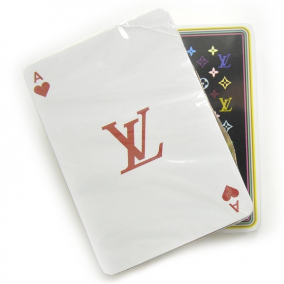 LOUIS VUITTON JEU DE 54 Cartes Playing Cards Blue M65460 LV Auth