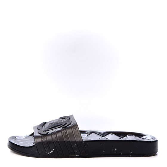 chanel pvc slide