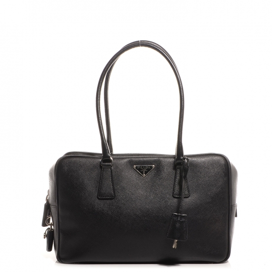 prada saffiano lux bauletto bag