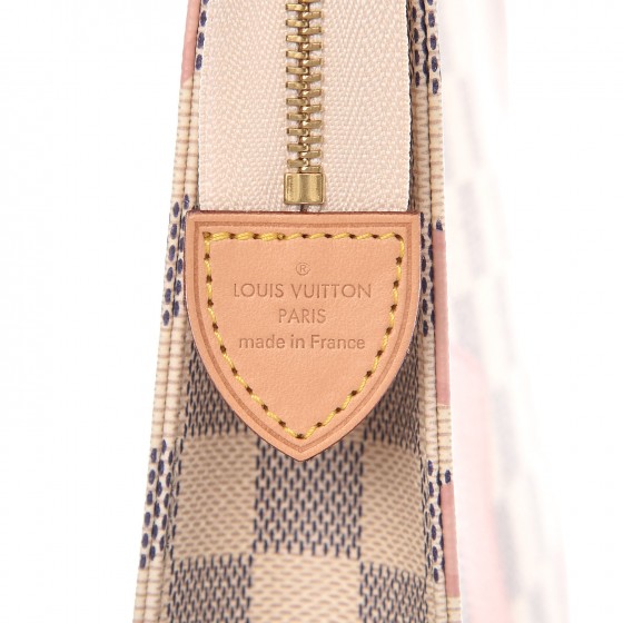 Louis Vuitton Damier Azur Canvas Key Pouch N62659 : : Fashion