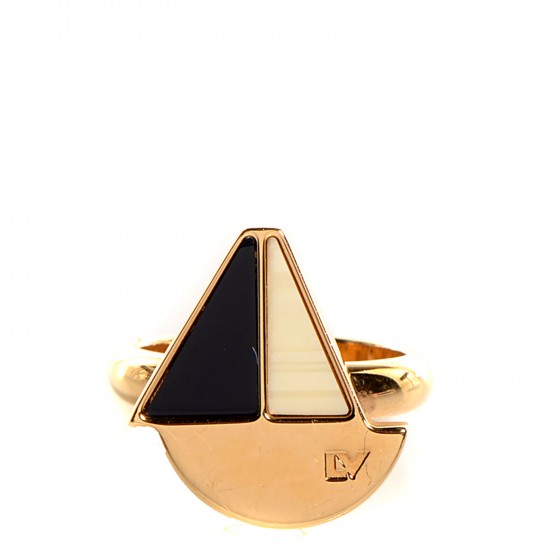 LOUIS VUITTON Float Your Boat Ring L Gold 97907