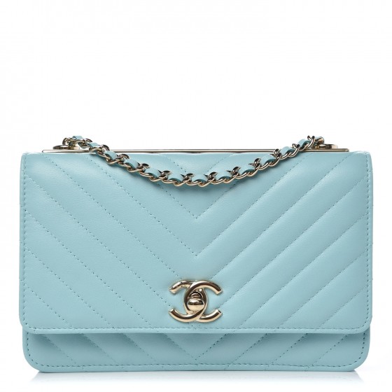 chanel tiffany blue wallet