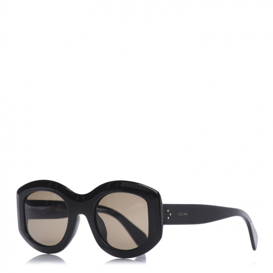 CELINE Oval Sunglasses CL 41092/S Black 588951
