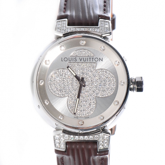 louis vuitton diamond watch