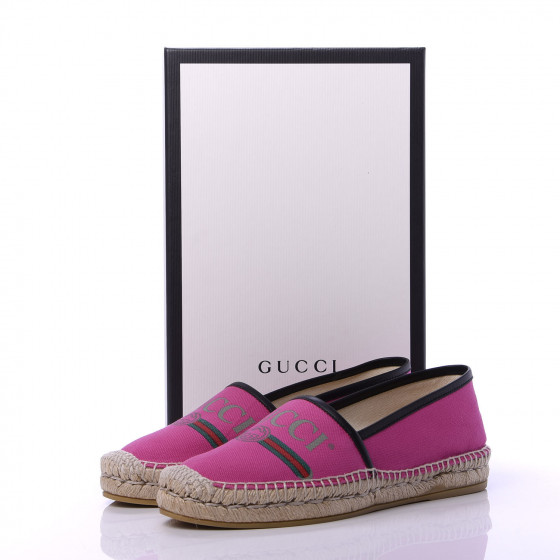 gucci pink espadrilles