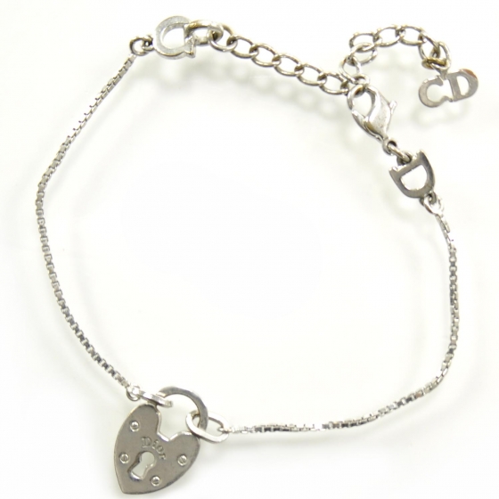 dior heart lock necklace