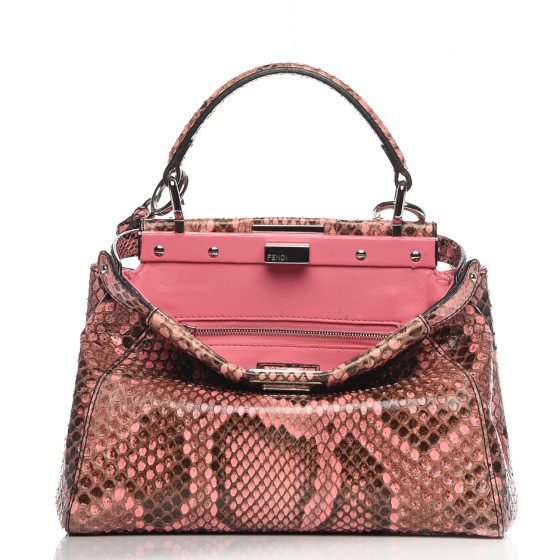 fendi peekaboo snakeskin