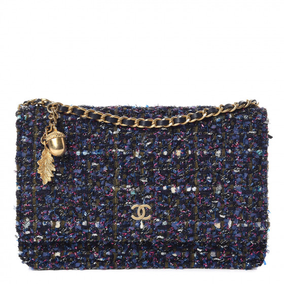 purple chanel wallet on chain