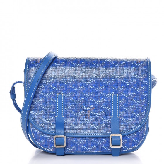 blue goyard messenger bag