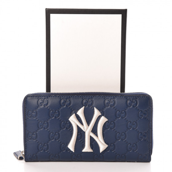yankees wallet gucci