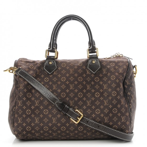 Louis Vuitton Speedy Bandouliere Monogram Idylle 30 Fusain