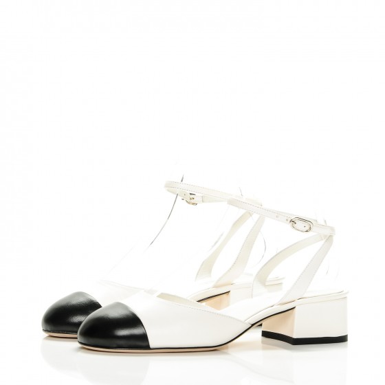 chanel lambskin white sandals