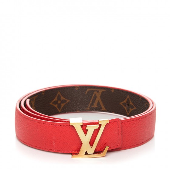 Red Reversible Louis Vuitton Belt | NAR Media Kit