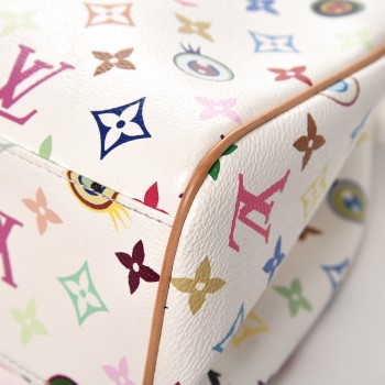 Louis Vuitton, 'Multicolor Murakami Eye Love You White' bag, no
