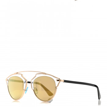 CHRISTIAN DIOR Studded So Real Sunglasses Gold