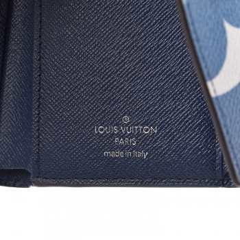 LOUIS VUITTON Monogram Escale Victorine Wallet Blue 540197