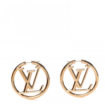 Louis Vuitton Louise Hoop Earrings Metal