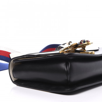 gucci black handbag with stripe