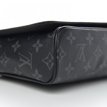 LOUIS VUITTON Monogram Eclipse District PM Black 568715