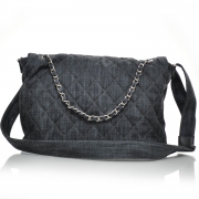 chanel quilted messenger bag