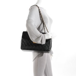 flap quilted lambskin jumbo xl chanel