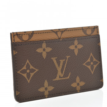 vuitton monogram reverse louis holder card