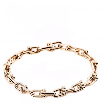 18k hardwear tiffany bracelet rose link medium gold