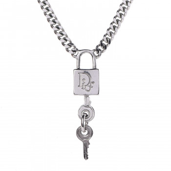 dior padlock necklace price